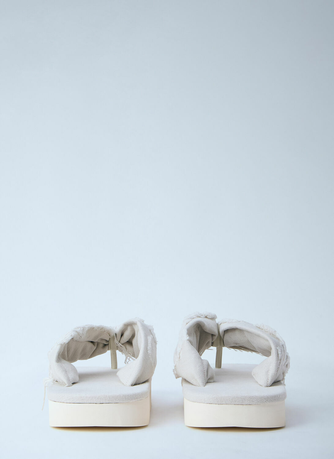 Rick Owens DRKSHDW Frayed Edge Thong Sandals