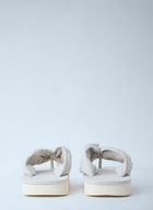 Rick Owens DRKSHDW Frayed Edge Thong Sandals
