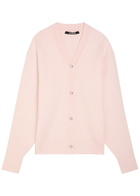 Jacquemus Le Cardigan Doppio Merino Wool-blend Cardigan Light Pink
