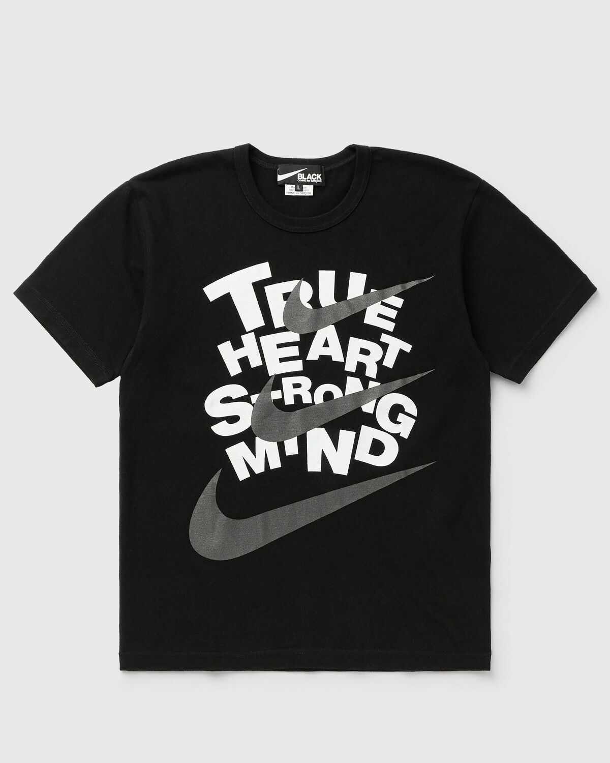 Comme des Garçons Black X NIKE TEE Black Mens Shortsleefe