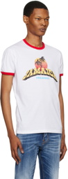 Dsquared2 White Jamaican Dan T-Shirt