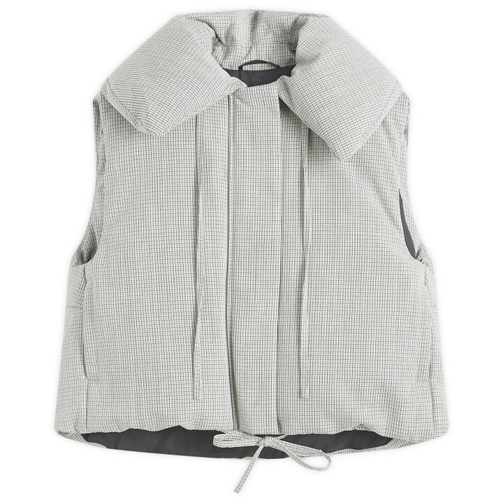 Photo: Jil Sander Women's Down Vest in Grey Scale
