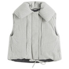 Jil Sander Women's Down Vest in Grey Scale