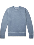FOLK - Boxy Cotton-Jersey Sweatshirt - Blue
