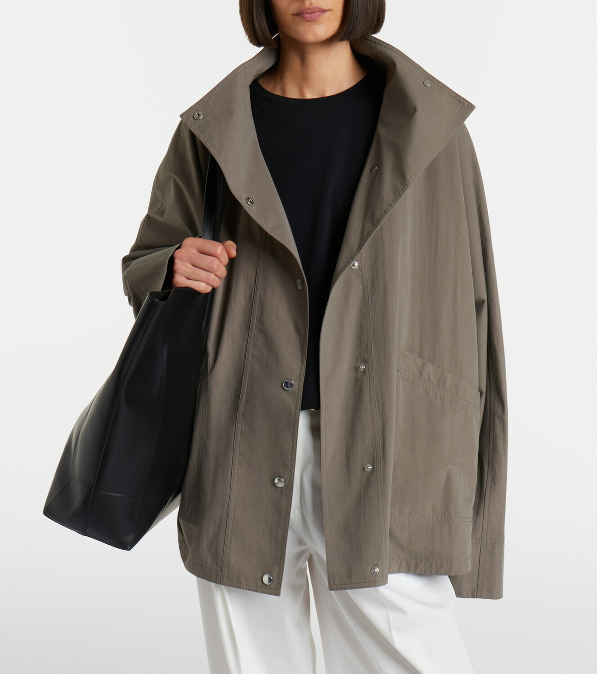 Toteme Oversized cotton-blend jacket
