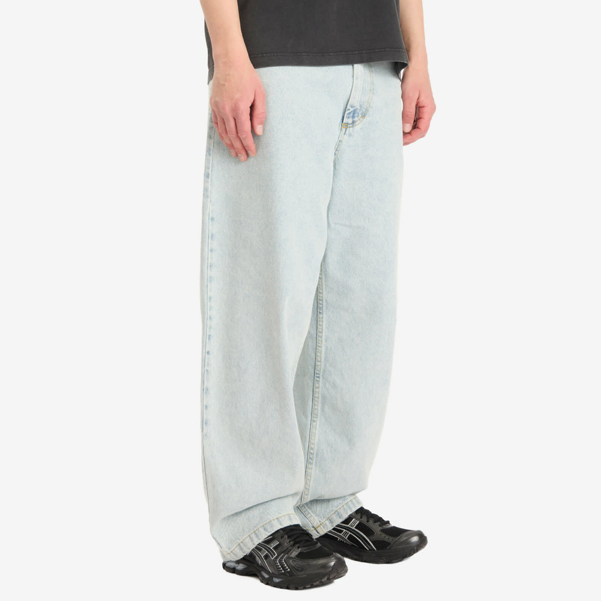 Polar Skate Co. Men's OG Logo Big Boy Jeans in Light Blue