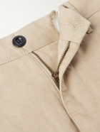 Incotex - Straight-Leg Linen and Cotton-Blend Twill Bermuda Shorts - Neutrals