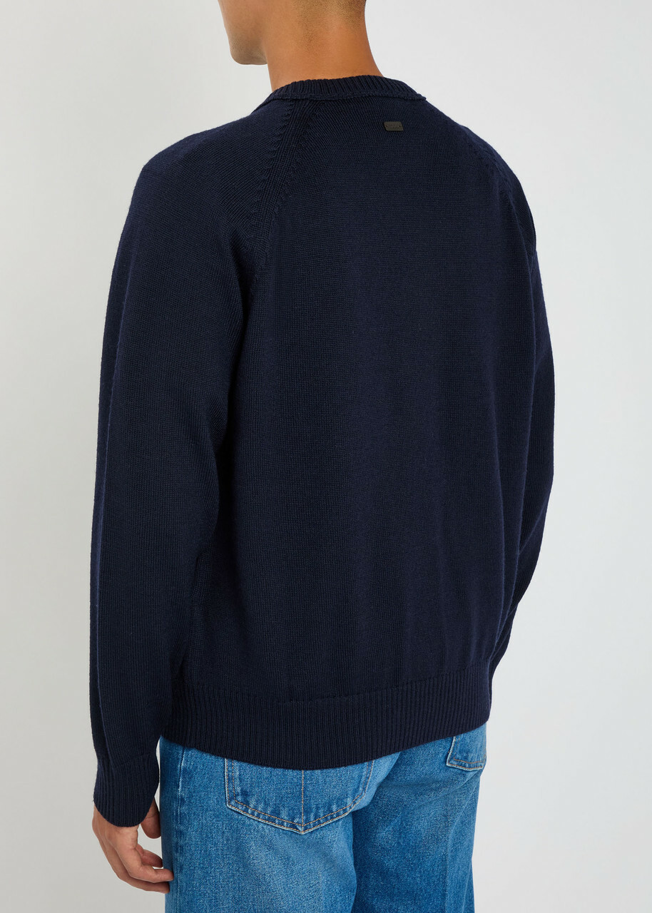 Tods Wool Jumper Navy
