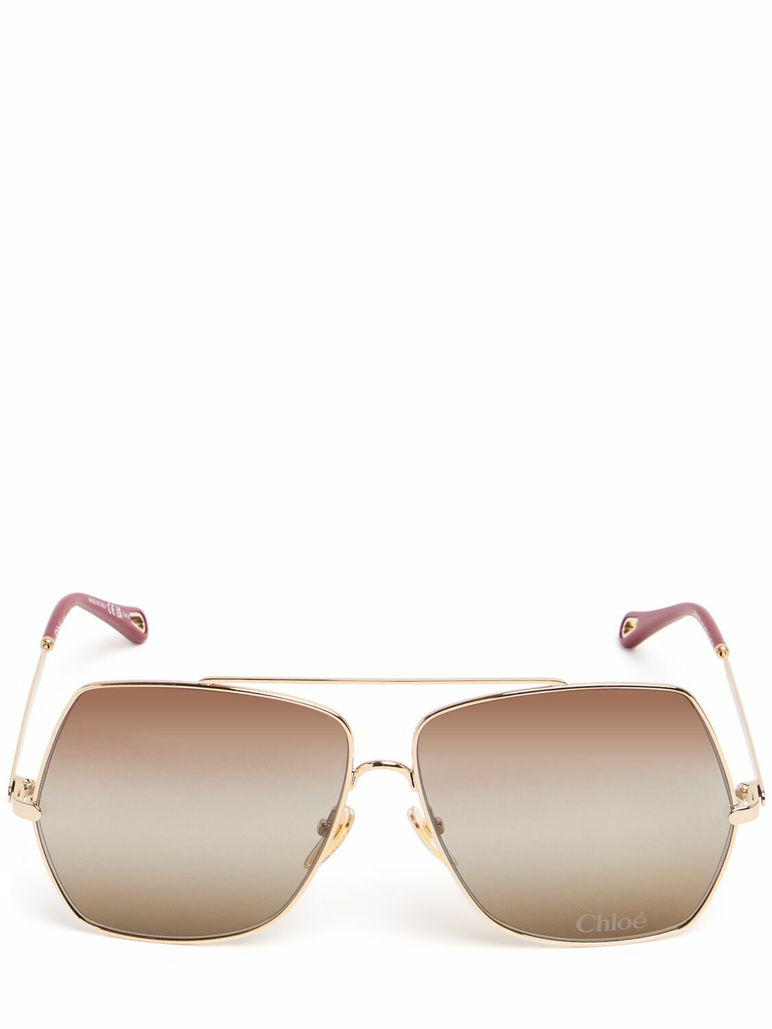 VIP【関税送料無料】希少 Chloe' Square sunglasses Chloé Eyewear square-frame Sunglasses | Black | FARFETCH