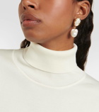 Chloé Sybil baroque faux pearl earrings