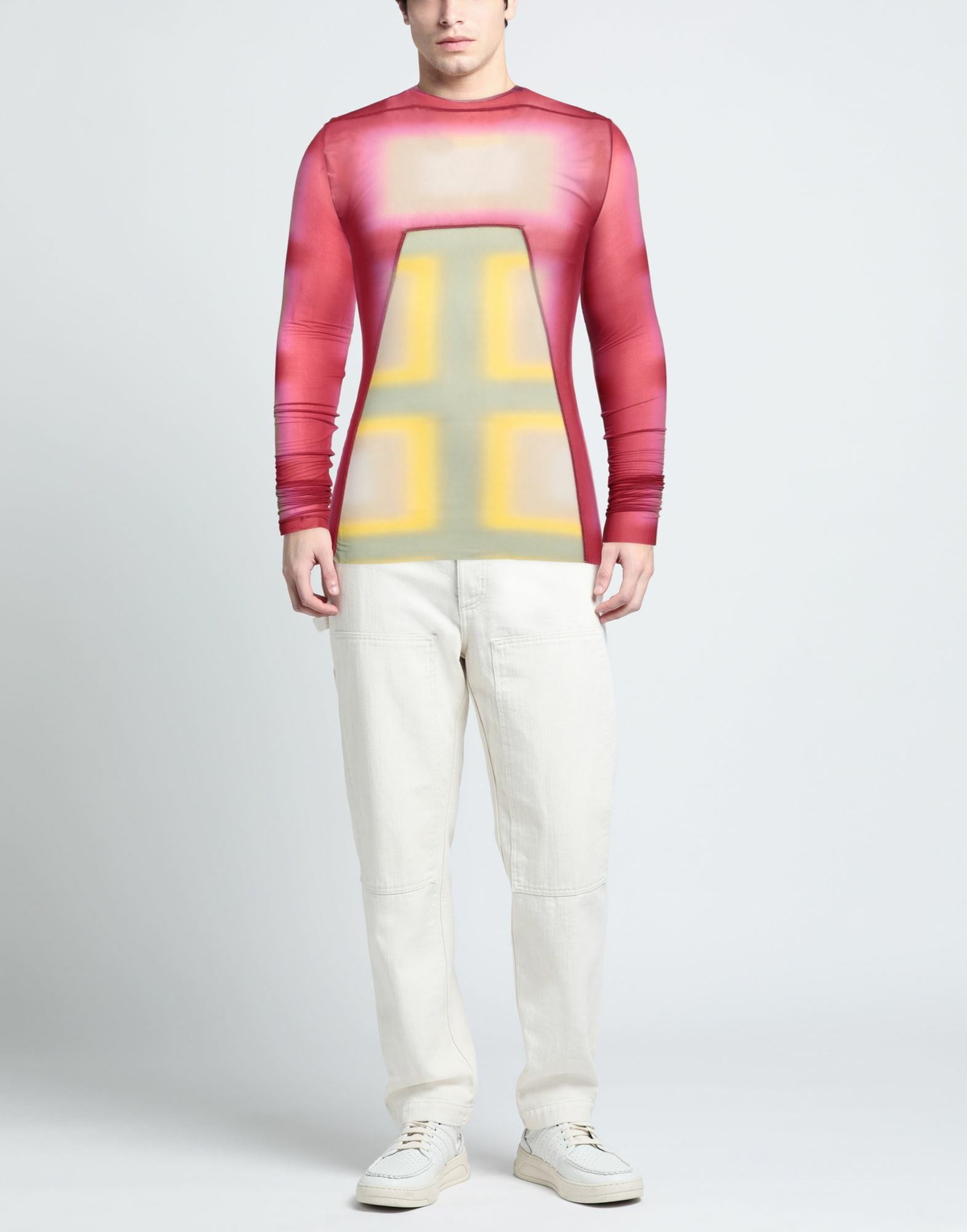 Rick Owens Mens T-shirt Fuchsia