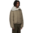 Entire Studios Khaki Kelly Down Jacket