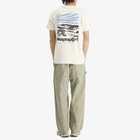 Napapijri Men's Geographic Back Print T-Shirt in White Whisper