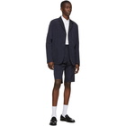 Paul Smith Navy Nylon 3B Blazer