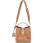 Mark Cross Beige Small Suede Murphy Bucket Bag