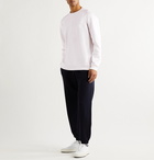 SSAM - Loopback Silk and Cotton-Blend Jersey Sweatshirt - White