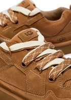 Ugg Lowmel Quilted Suede Sneakers Tan