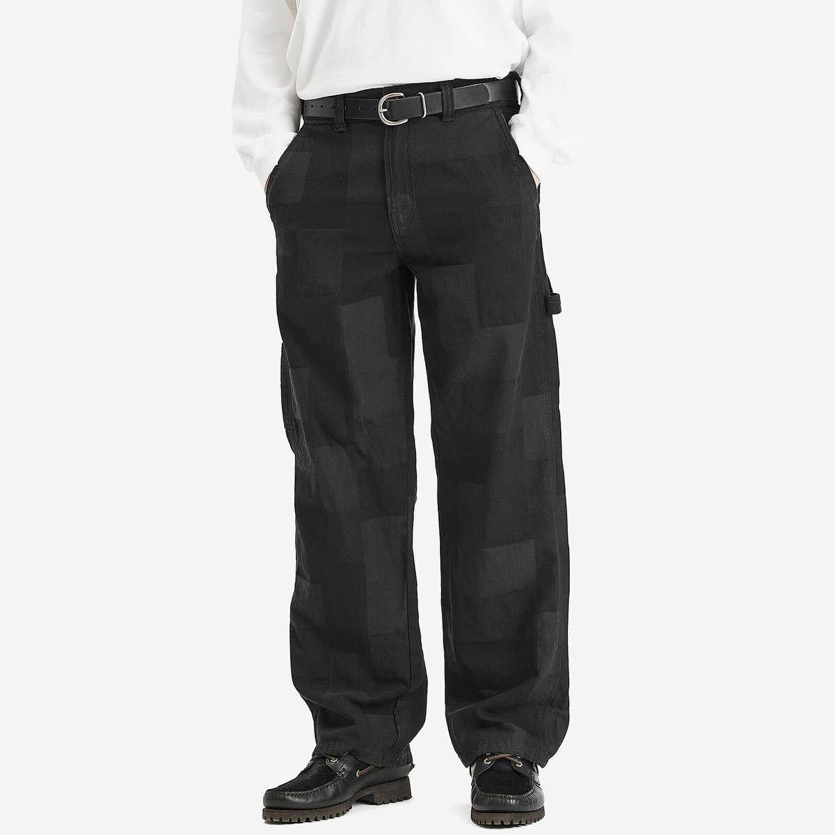 Dickies Men's Jacquard Carpenter Pants in Rinsed