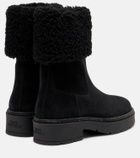 Rene Caovilla Embellished suede Chelsea boots