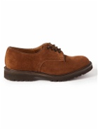 Tricker's - Daniel Castorino Suede Derby Shoes - Brown