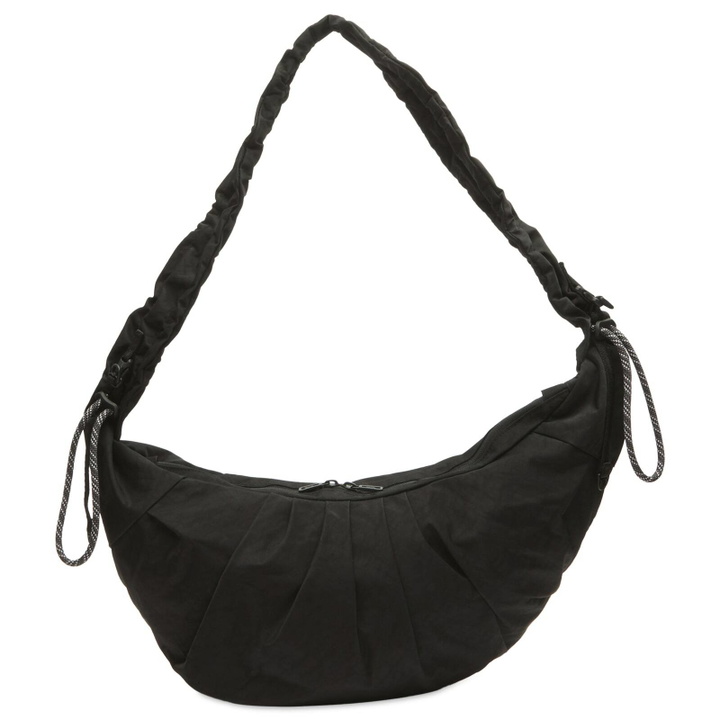 Photo: F/CE. Textured Twill Crossbody Bag in Black 