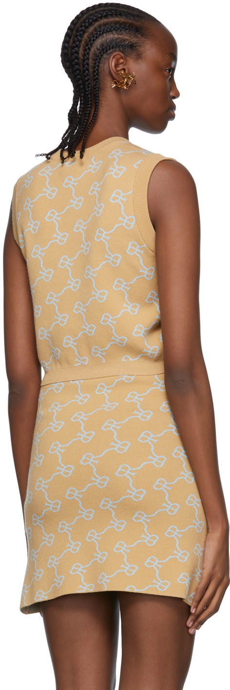 Rokh Beige Viscose Vest