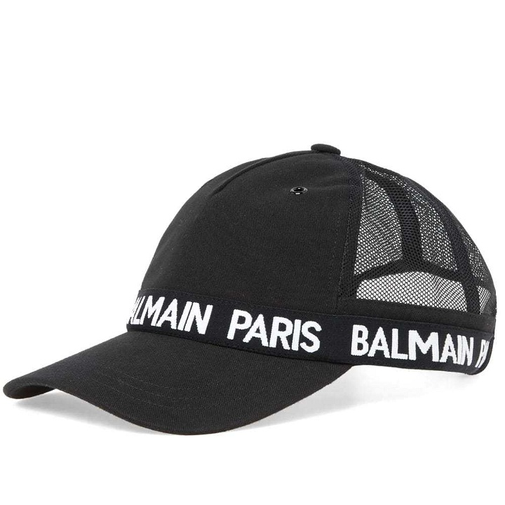 Photo: Balmain Branded Taping Cap Black