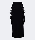 Maticevski Arching sequined embellished pencil skirt