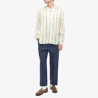 Gucci Men's Horsebit Vacation Shirt in Ivory