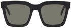 RETROSUPERFUTURE Black Aalto Sunglasses