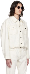 A.P.C. White Natacha Ramsay-Levi Edition Grosieur Denim Jacket