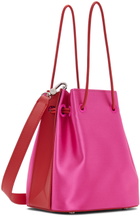 Medea Pink & Red Mini Bucket Bag