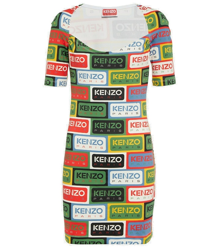 Photo: Kenzo - Logo printed jersey minidress