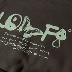 Lo-Fi Men's Gaze All Over Print Hoody in Washed Black