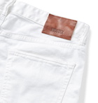 Incotex - Slim-Fit Stretch-Denim Jeans - White