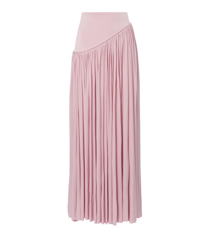 Photo: Zimmermann Alchemy asymmetric jersey maxi skirt