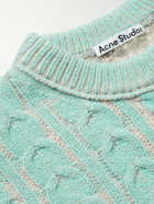 Acne Studios - Kaphael Cable-Knit Wool-Blend Sweater - Blue