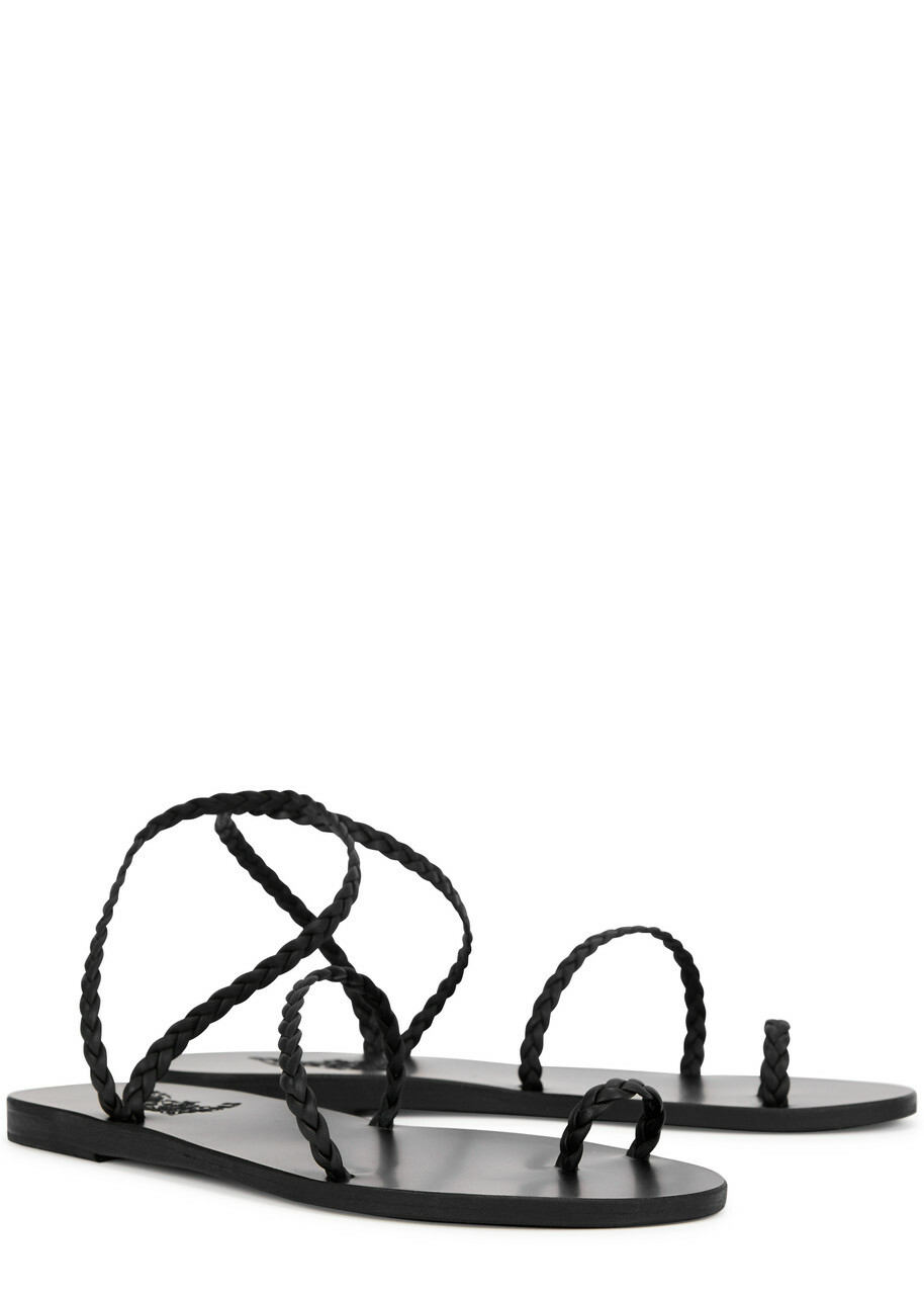 Ancient Greek Sandals Eleftheria Braided Leather Sandals
