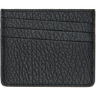 Maison Margiela Black Four Stitches Card Holder
