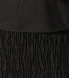 Solid & Striped - Smocked ruffle cotton minidress