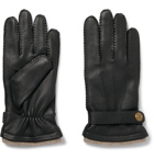 Dents - Gloucester Cashmere-Lined Leather Gloves - Black