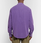 Isabel Marant - Vigo Cotton-Corduroy Western Shirt - Men - Purple