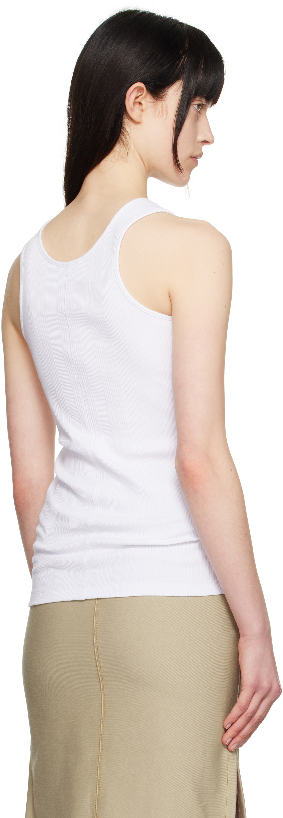Max Mara Leisure White Sax Tank Top