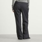mfpen Women's Primary Trousers in Wide Grey Double Stripe