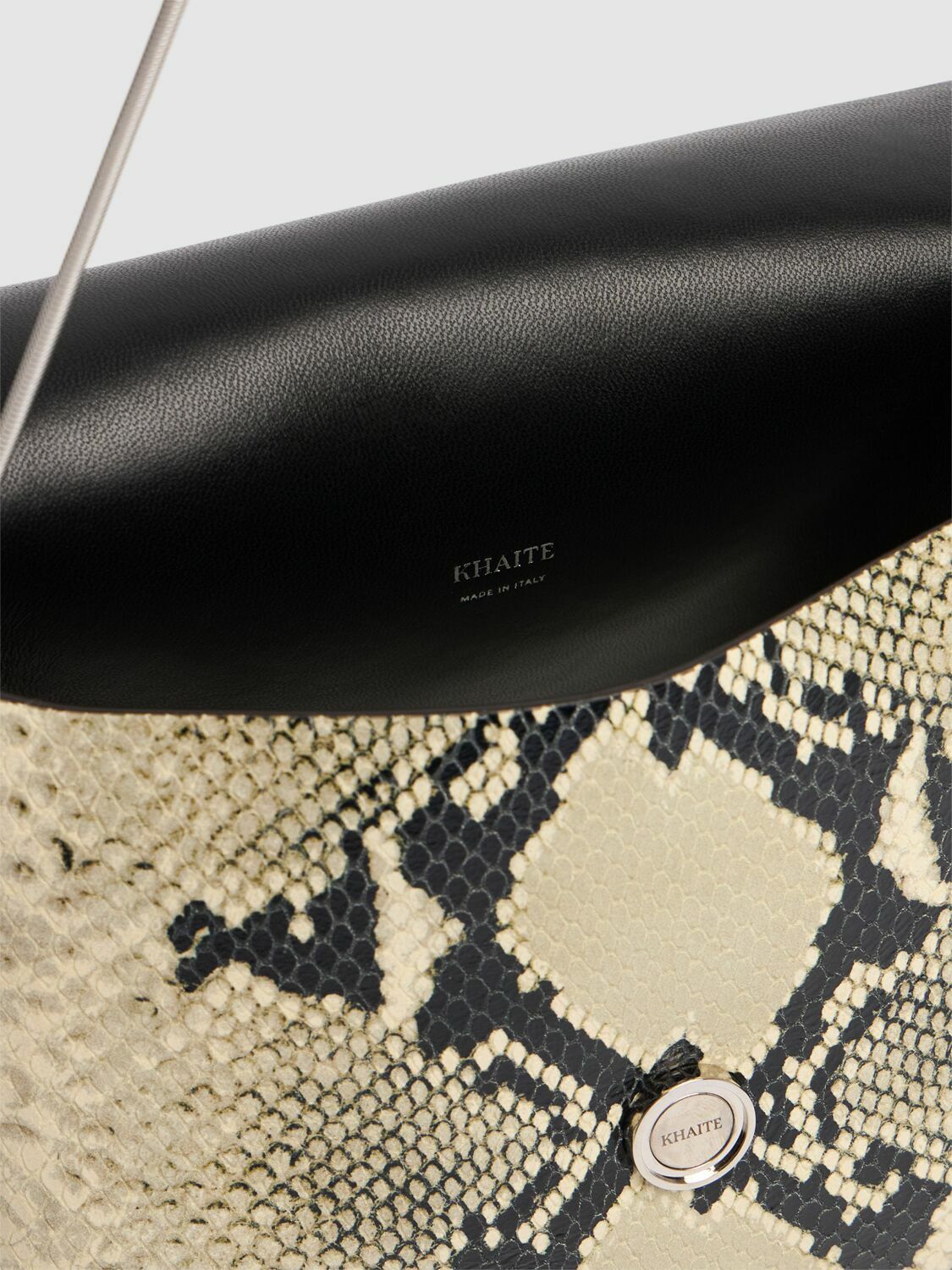 KHAITE Bobbi Python Embossed Leather Bag