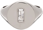 Hatton Labs Silver Baguette Signet Ring