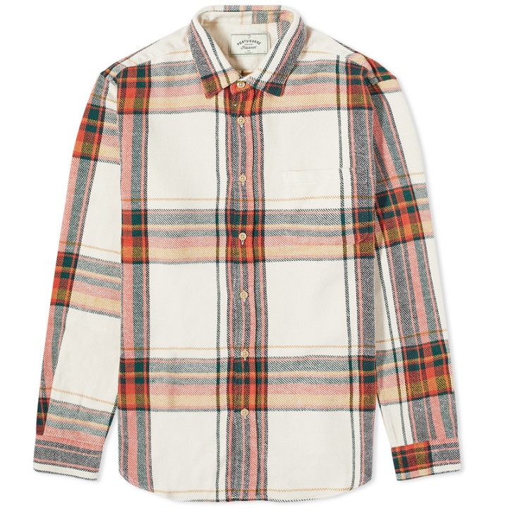 Photo: Portuguese Flannel Men's Nords Check Shirt in Multi