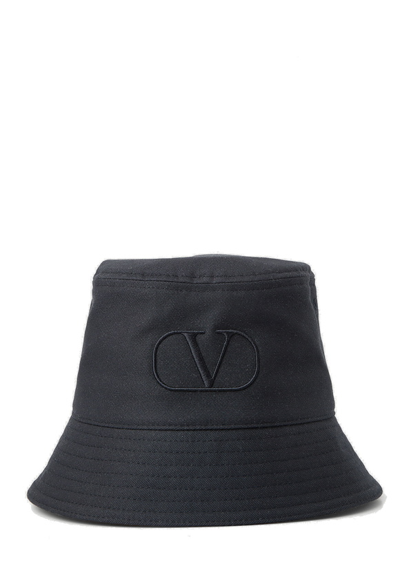 Photo: Logo Bucket Hat in Black