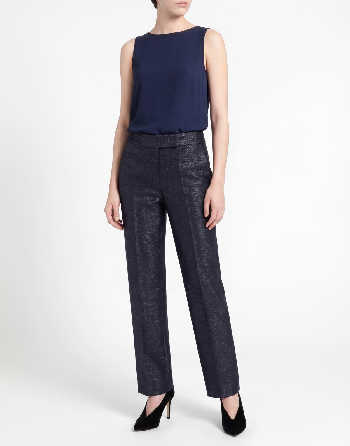 Peserico Womens Pants in Midnight blue