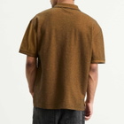 Polar Skate Co. Men's Surf Polo in Black/Caramel